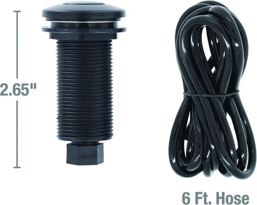 Vista 5 de Danco Interruptor de aire de montaje superior para trituradores de basura con longitud de rosca extendida en parte trasera mate (12037)