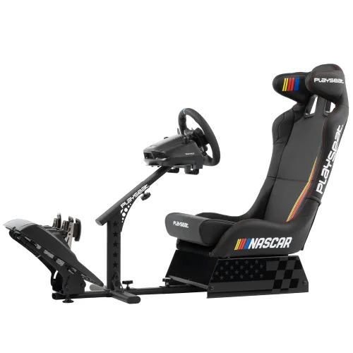 Vista 2 de Playseat Evolution Pro Sim Racing Cockpit Comfortable Racing Simulator Cockpit Compatible with all Steering Wheels & Pedals on the Market