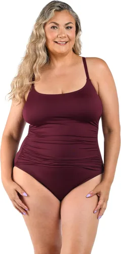 Vista 54 de La Blanca Bañador de una pieza Island Goddess para mujer con banda elástica lateral Manzana