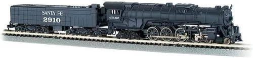 Vista 2 de Bachmann Trenes - Empire Builder Ready To Run - Juego de tren eléctrico de 68 piezas - Escala N