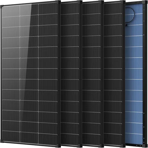Vista 21 de 200 Watt Solar Panels N-Type 18BB Solar Panel 25.6% High-Efficiency Transparente