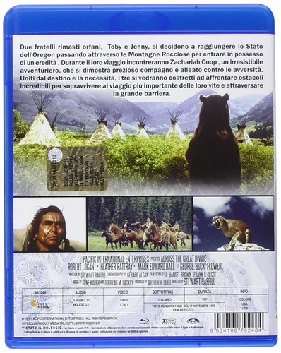 Vista 2 de Across the Great Divide (1976) Blu-Ray, Reg.ABC Import - Italy