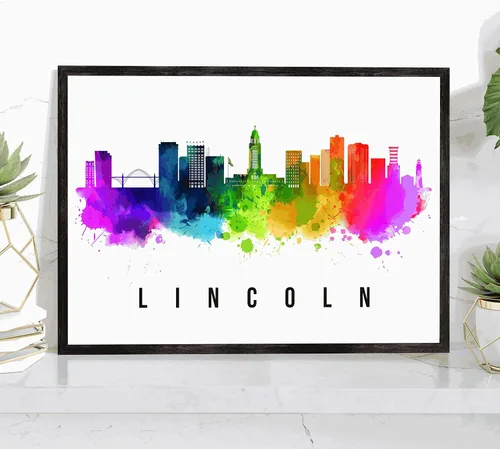 Vista 30 de Generic Póster de Albuquerque Skyline New Mexico, 12 x 18 pulgadas, perfecto para sala de estar, dormitorio, oficina