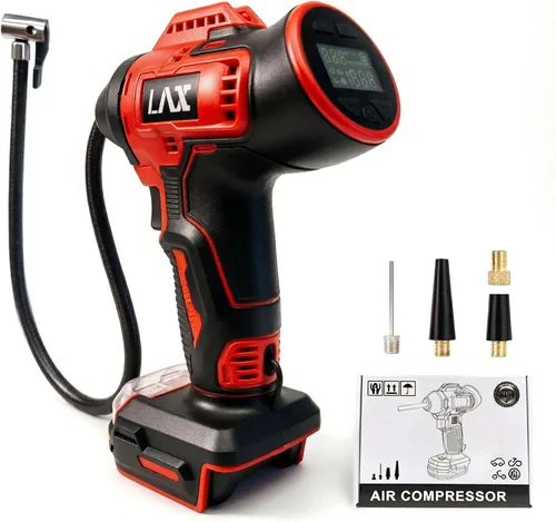 Vista 7 de Inflador de neumáticos, compresor de aire portátil para DeWalt 20v Max Battery Power, bomba de aire eléctrica portátil inalámbrica de 160 PSI