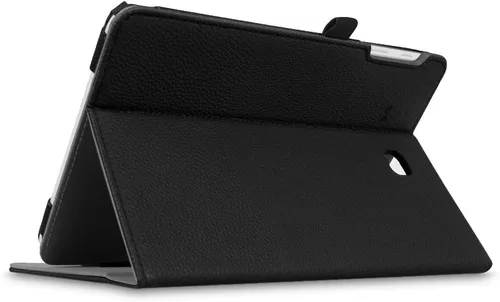 Vista 8 de Fintie Funda multiángulo para Samsung Galaxy Tab E 9.6 2015, color negro Modelo SM-T560/T561/T565/T567, bolsillo para tarjeta frontal, protección