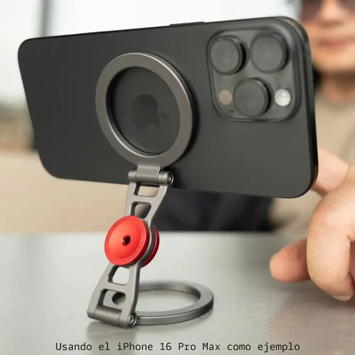 Vista 9 de Combo de soporte magnético para teléfono y Fidget Spinner para MagSafe