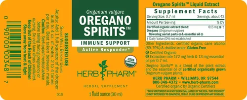 Vista 10 de Herb Pharm Extracto de orégano y mezcla de aceites esenciales para apoyo inmunológico, 1 onza