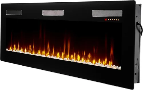 Vista 10 de Dimplex Sierra - Chimenea eléctrica lineal de 48 pulgadas, color negro, 1400 W