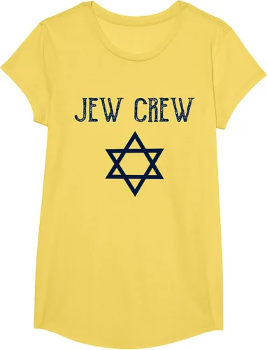 Vista 62 de Camiseta Jew Crew Jewish Star, gris, S