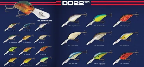 Vista 2 de Norman Lures DD22 Señuelo de pesca de buceo profundo Crankbait para pesca de lubina