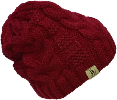 Vista 5 de BASICO Gorro de invierno para mujer, gorro de pescador de punto holgado para hombre