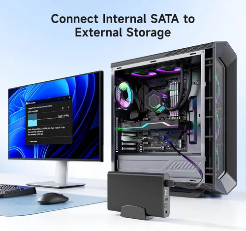 Vista 8 de Cable Matters Paquete de 2 cables SATA a eSATA de 6 Gbps, eSATA a SATA, 3