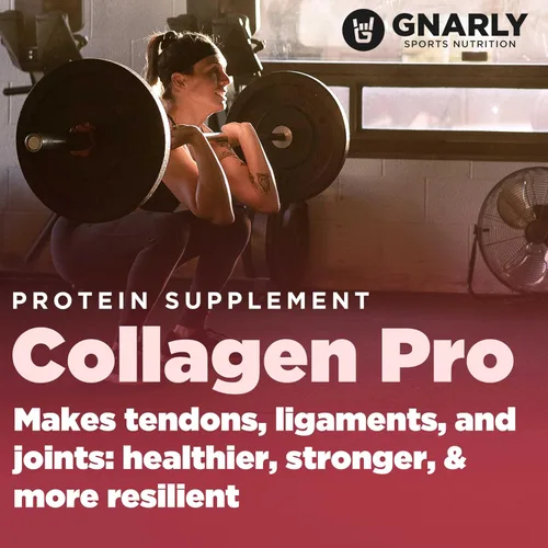 Vista 3 de Gnarly Nutrition Péptidos de colágeno – Colágeno Pro con vitamina C, zinc y cobre – Polvo de colágeno certificado NSF – Sin sabor, 10 paquetes