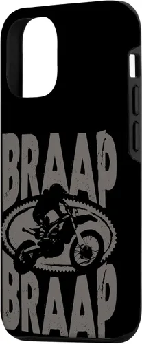 Vista 2 de Carcasa para iPhone 14 Braap Braap Motocross Motocross Dirtbike Biker