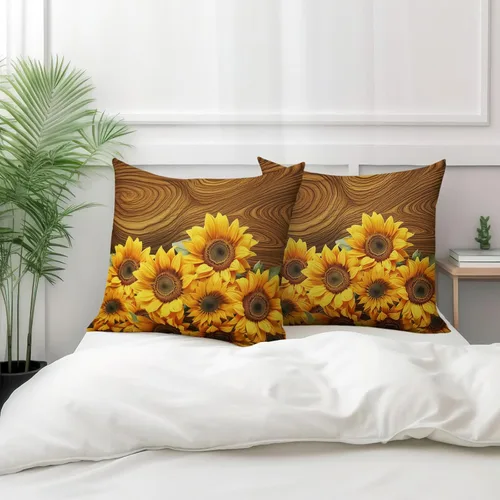 Vista 72 de Juego de 2 fundas de almohada de 16 x 16 pulgadas, diseño patriótico de bandera estadounidense con estrellas para exteriores, estilo casa de campo