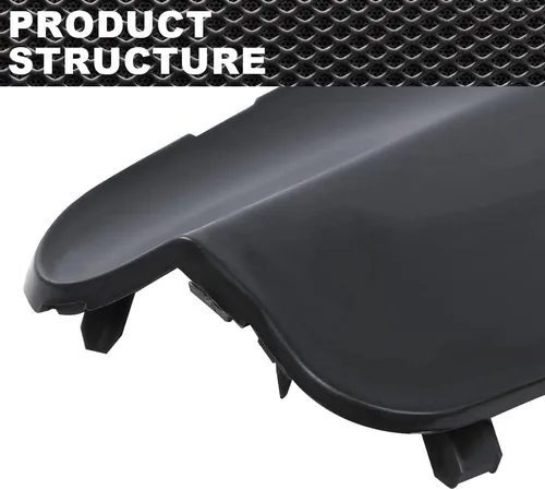 Vista 3 de CNNELL Cubierta de gancho de remolque para parachoques delantero compatible con Nissan Rogue 2014 2015 2016