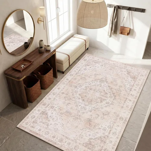 Vista 43 de Garvee Alfombra vintage Beige