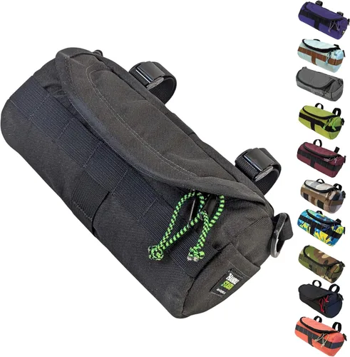 Vista 15 de Bolsa para manillar (Bikeday Cake) Capacidad de 2 litros Amplia bolsa para bicicleta con 2 correas de hebilla extra largas y 1 correa de gancho