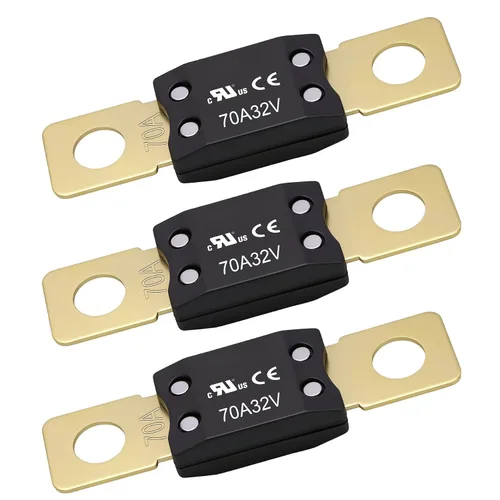Vista 15 de Fusible 40A MEGA/AMG, componente reconocido por UL, montaje de perno automotriz Alta corriente de 40 amperios para automóviles, remolques
