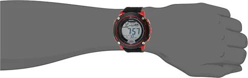 Vista 5 de Men's Digital Chronograph Silicone Strap Watch, 408482