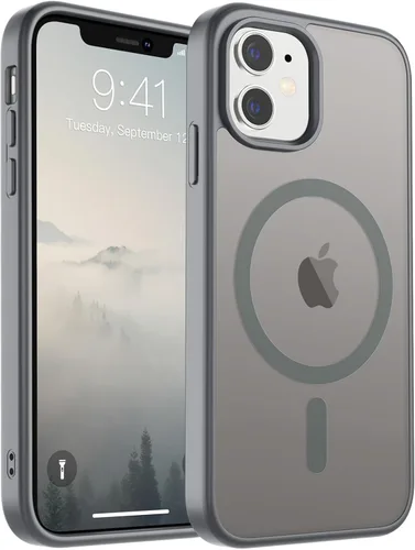 Vista 325 de SUPFINE Funda magnética para iPhone SE 2022 (3ª)/2020 (2ª), iPhone 8 (compatible con MagSafe) (protección contra caídas de grado militar), funda