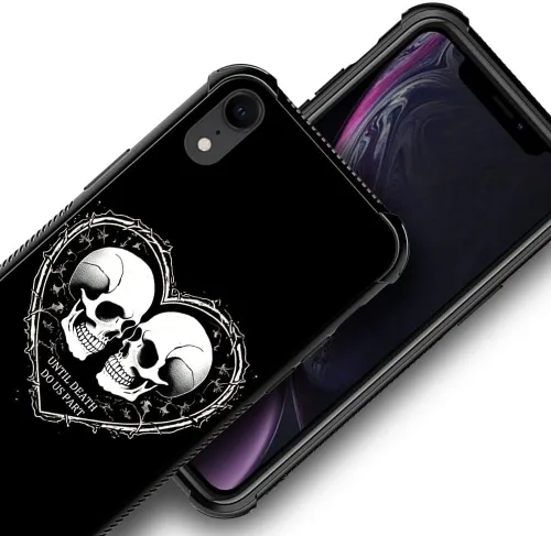 Vista 155 de Funda compatible con iPhone XR, diseño de elefantes africanos para niñas, diseño de patrón a prueba de golpes, antiarañazos, carcasa trasera