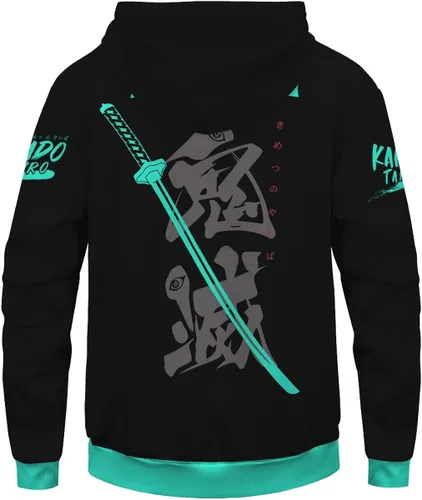 Vista 5 de TIMMOR MAGIC Sudadera con capucha de anime Slayer para hombre y mujer, sudadera con capucha impresa en 3D.