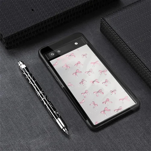 Vista 261 de Compatible con Google Pixel 4A 5G Mobile Case Creative Acrylic Panel trasero Silicona Protección Grip especialmente diseñado para Google Pixel 4A 5G