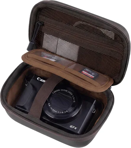 Vista 10 de ProCase Hard Shell Digital Camera Case for Canon G7X Mark III -Black Negro