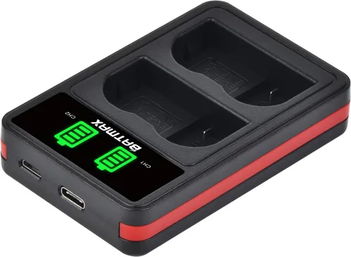 Vista 8 de Batmax 2 baterías EN-EL15C EN-EL15C de 2280 mAh + cargador USB LED con puerto tipo C para Nikon EN-EL15A EL15b Z5, Z6, Z8, Z6 II, Z7II, D780, D850