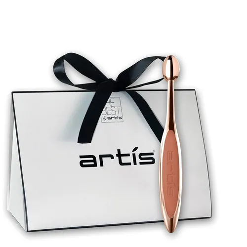Vista 5 de Artis Elite Oval Brush 4 - Rosa dorado, 1 cepillo de maquillaje