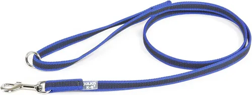 Vista 124 de Julius-K9 218GM-B-DP Correa de color y gris superagarre, ajustable, 0.551 in x 7.2 ft, azul-gris