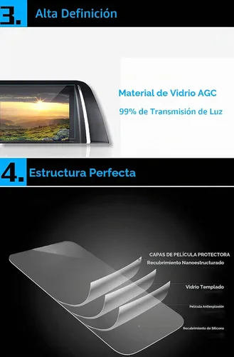 Vista 3 de TTCR-II Protector de pantalla compatible con Macan 2019-2024 2025 2026