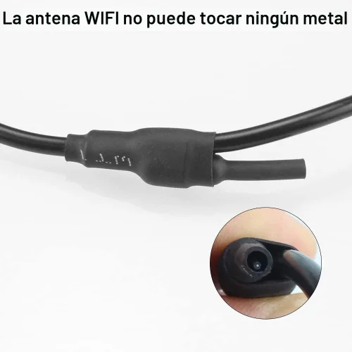 Vista 8 de Cámara de respaldo WiFi para auto, GreenYi 5G 720P HD para matrícula trasera/vista frontal reversa para iPhone iPad Android teléfonos inteligentes