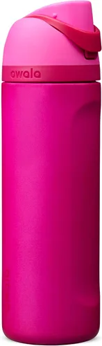 Vista 82 de Owala FreeSip - Acero inoxidable - 32 oz - Morado/Azul (pistas de esquí de los años 80)