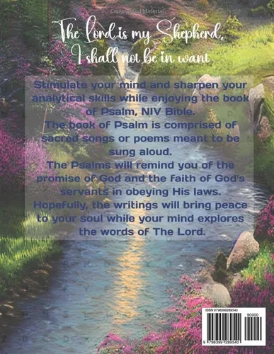 Vista 2 de The book of Psalm, Bible Word Search. Large Print, For Adult The book of Psalm Word Search that will bring peace to your soul while you are