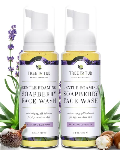 Vista 7 de El limpiador facial más suave del mundo, 8 onzas, humectante, pH balanceado, calmante para pieles secas, oleosas, eczema, psoriasis, acné, de baya