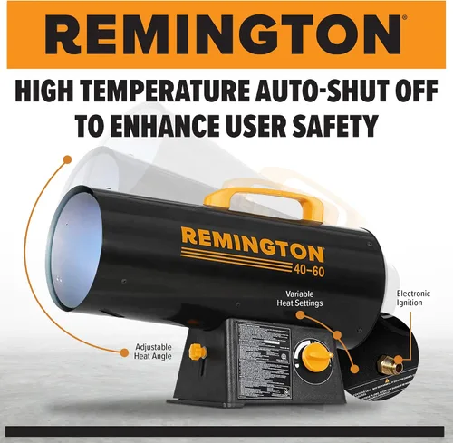 Vista 4 de Remington BTU para calefacción.