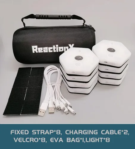 Vista 7 de 【queling】 ReactionX Reacción Entrenamiento Luz Lámpara Velocidad Agilidad Respuesta Equipo Baloncesto Boxeo Esgrima Rehabilitación Física de Flash