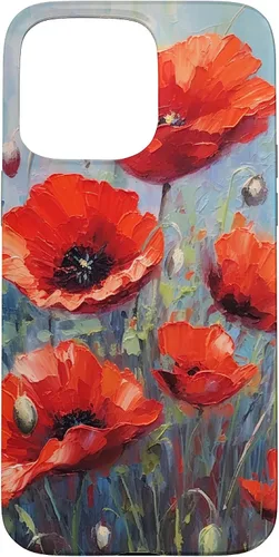Vista 30 de Funda para iPhone 12/12 Pro Red Poppies Flowers In A Field