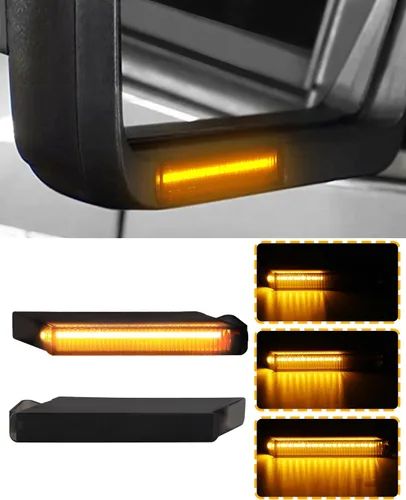 Vista 9 de Luces de Señal de Giro para Espejo Lateral Montaje LED Transparente F150 2009 2010 2011 2012 2013 2014/para Mark LT 2013 2014 para Raptor 2010-2014