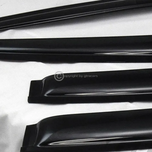 Vista 7 de R&L Racing 4 deflectores laterales de ventana de humo para sol/lluvia/viento compatibles con Chevy Malibu 2008-2012