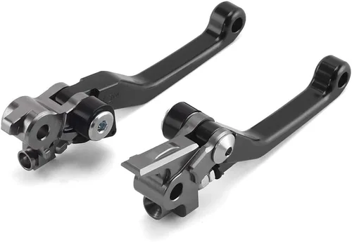 Vista 6 de Palancas de freno de embrague plegables para motocicleta CNC Billet Pivot para CRF250R CRF450R 07-19 CRF450RX 17-19 CRF250RX 2019 CRF 250R 450R Negro