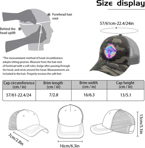 Vista 4 de devor Baseball Caps Magic Mushrooms Dad Hats, Funny Dad Hats for Women