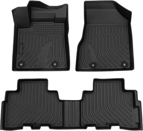 Vista 11 de Alfombrillas para todo tipo de clima para Ford Explorer 2011-2014 (no apto para asientos de cubo), tapetes para el piso de 1ª y 2ª y fila, 3D