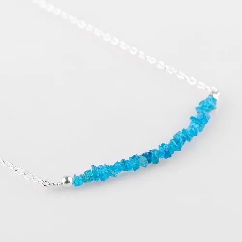 Vista 26 de Gempires - Collar de barra de chips naturales, cristales curativos de energía, regalo de cumpleaños, regalo para ella, joyería de piedras preciosas