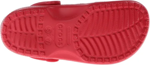 Vista 7 de Crocs Zuecos clásicos unisex para adultos, rojo, talla 5.5 de Reino Unido