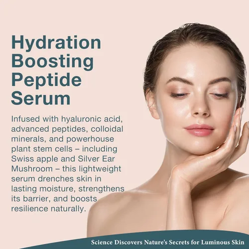 Vista 2 de Lira Clinical BIO Hydra Infusion - Suero facial hidratante con ácido hialurónico, células madre vegetales y minerales, suero facial ligero para una