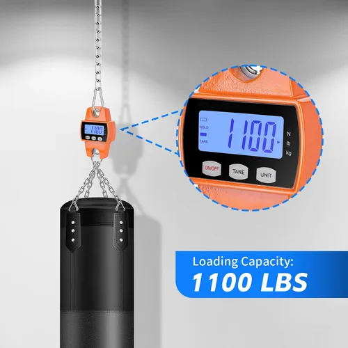 Vista 5 de Heavy Duty Stainless Steel Chains, 550LB Punching Bag Chain with Carabiners, Heavy Bag Chain for Boxing Punching Bags Hanging Chair Hammocks Swing
