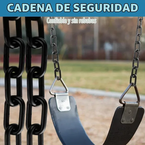 Vista 4 de AKOLAFE Cadena de eslabones negros de 19.7 pies de largo, cadena resistente de 1/4 pulgadas, cadena decorativa a granel para plantas colgantes, kit
